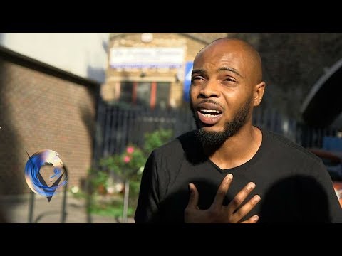 Grenfell survivor makes first return to tower - BBC News