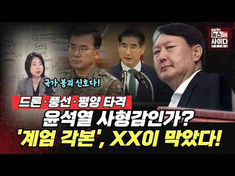드론·풍선·평양 타격… ‘윤석열 계엄 각본’, 군형법상 사형급인가 (장윤미 이승원) #뉴스인사이다프라임 #뉴스토마토 (1111_화)
