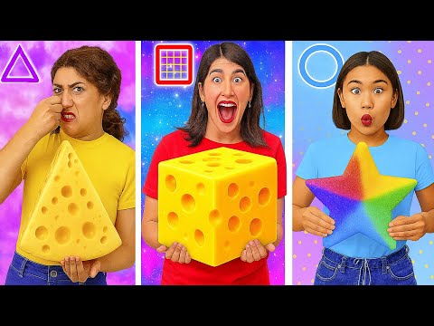 Tantangan Makanan Ringan Berbentuk! 🍉 Ide Makanan Geometris yang Menyenangkan oleh 123 GO! Seri