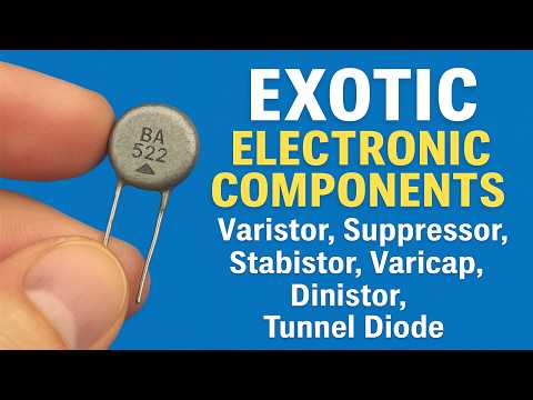 Exotic Electronic Components. Varistor, Suppressor, Stabistor, Varicap, Dinistor, Tunnel Diode.