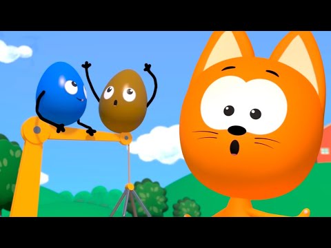 Котенок Котэ - Kote Kitty 🍦 Learn colors with Balloons and Surprise Eggs | बच्चों के लिए कार्टून