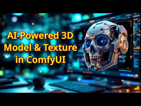 Intro to AI-Powered 3D Model & Texture in ComfyUI | Model & Texture Basics (Part 1)