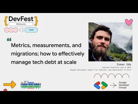 Isaac Udy - Metrics, measurements, and migrations; how to effectively manage tech debt at scale