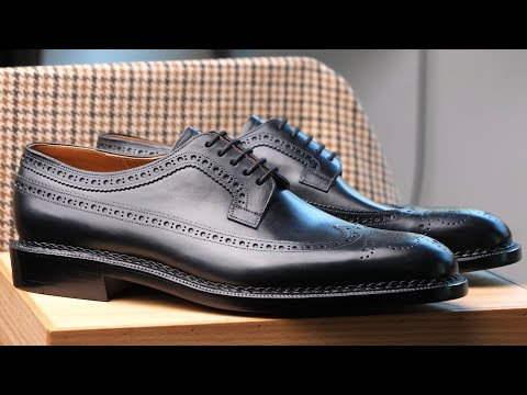 Making Full Brogue Longwing Derbies with Badalassi Carlo Minerva Leather