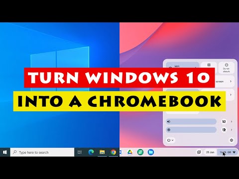 Turning a Windows 10 PC into a Chromebook