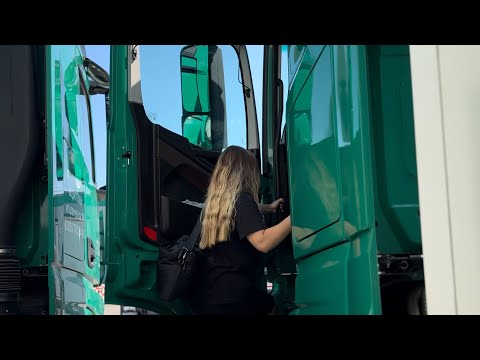 Одна первый раз в рейс 🫣