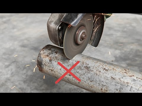 stop bad work.!!! how to make a pipe cutting tool for precise results | angle grinder