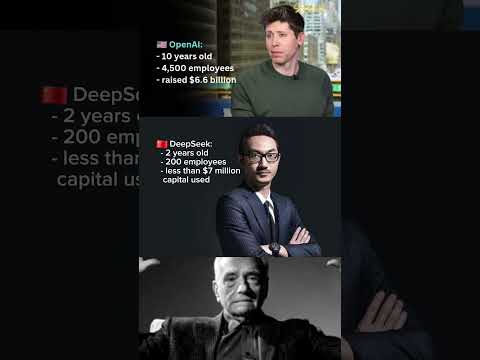 DEEPSEEK 🇨🇳 Vs OpenAI 🇺🇸  #openai #deepseek #chatgpt