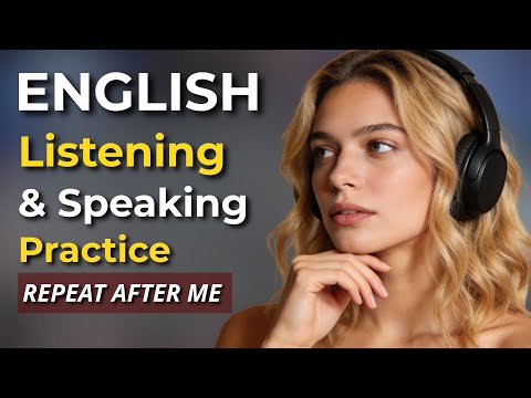 Intermediate English Listening & Speaking Practice | Real-Life Podcast (Repeat After Me)