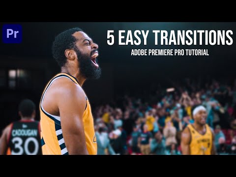 5 Awesome TRANSITIONS to Make Your Videos BETTER (Adobe Premiere Pro CC Tutorial)