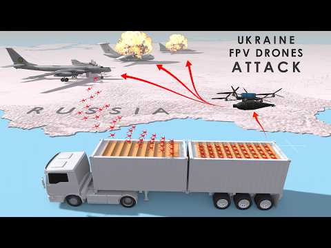 How Ukraine FPV drones Truck Attack Happened? #ukraine #russia #Spiderweb