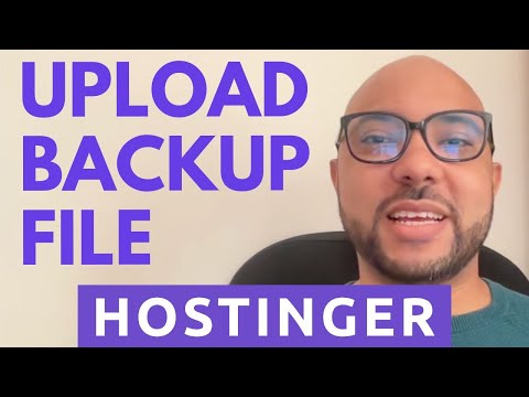 How to Upload a Backup File in Hostinger