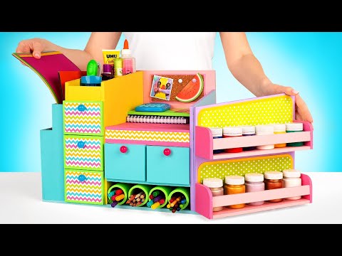 MAKING A NEW CARDBOARD ORGANIZER!