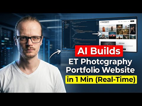 Watch Me Build a Photography Portfolio Website with AI in 90 Seconds