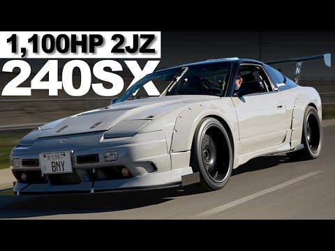 VIOLENT 1,100HP BIG TURBO 240SX with DCT Trans [4K]
