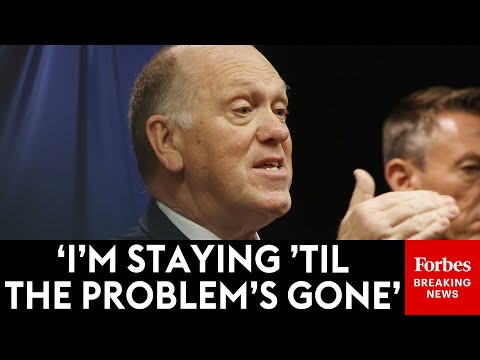 BREAKING NEWS: Border Czar Tom Homan Takes Reporters' Questions In Minneapolis