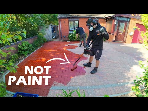 Driveway Colour Change Hack - WITHOUT Paint!