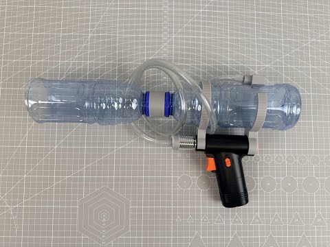 Homemade Plasma Cannon Built from Two Bottles | ASMR Build & Test (Safety Note)