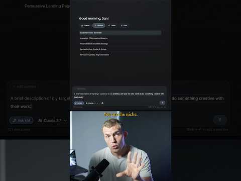 Don’t find a niche, become the niche