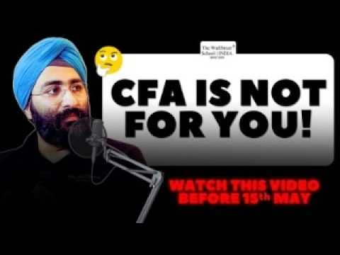 Don't do CFA without watching this video | Which CFA Attempt is best for you? @thewallstreetschool