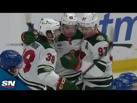 Wild's Quinn Hughes Sets Up Ryan Hartman Goal After Nifty Move At Blue Line