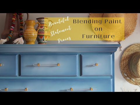 How to Easily and Effortlessly Blend Paint on Furniture