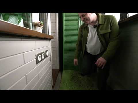 Ремонт 3-метрового балкона. Утепление, обшивка, электрика и система хранения.