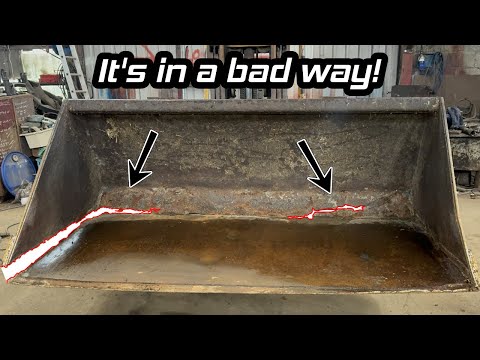 Saving a telehandler bucket from the scrap!