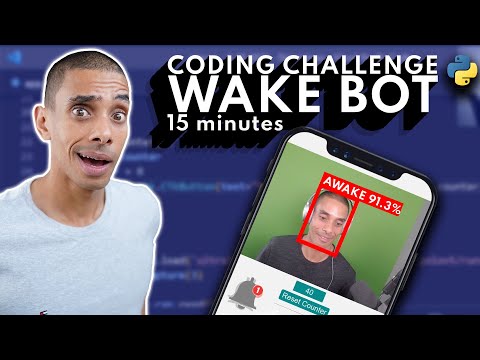 I tried to build a ML Drowsiness Detector App (with sound alerts) in 15 mins