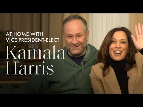 At-Home (on Zoom!) with Vice President-Elect Kamala Harris and Her Family | ELLE Exclusive