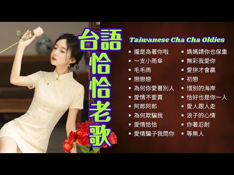 【台語恰恰老歌】攏是為著你啦丨一支小雨傘丨毛毛雨丨戀戀戀丨為何你愛著別人丨愛情恰恰丨愛拚才會贏丨初戀丨愛人跟人走丨等無人 Taiwanese Oldies Cha Cha  (歌詞版)