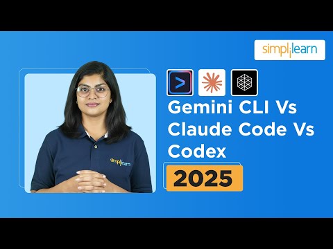 Gemini CLI Vs Claude Code Vs OpenAI Codex Compared | Gemini Vs Claude Vs Codex | Simplilearn