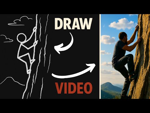 INSANE WORKFLOW: Turn Your Drawing Into 1 Minute Videos - GPT4o Image + Kling AI