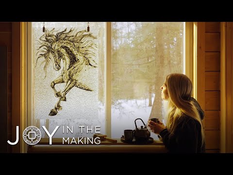 Galloping Horse Painting on Glass I Short Documentary
