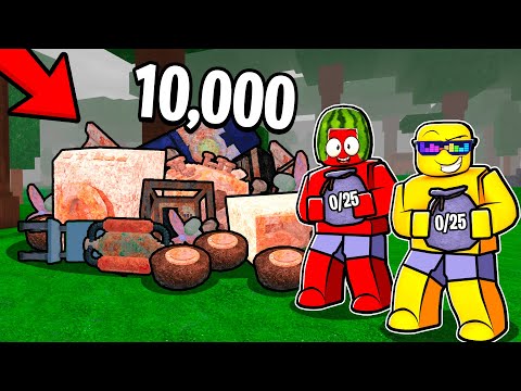 We Collected 10.000 SCRAP In 99 Nights in the Forest🔦