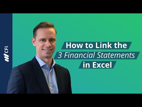 How to Link the 3 Financial Statements in Excel