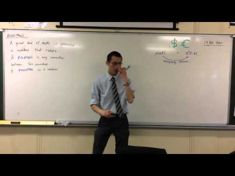 Introduction to Functions (1 of 2: Basic Idea & Formal Definition)