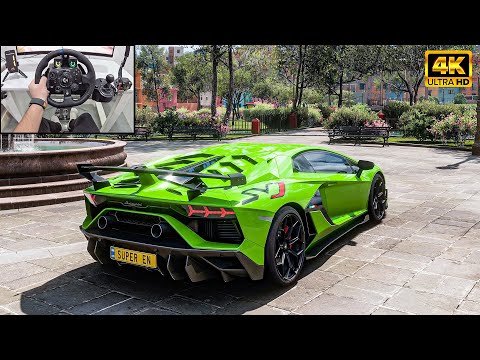 Lamborghini Aventador SVJ - Forza Horizon 5 | Logitech G923 Steering Wheel