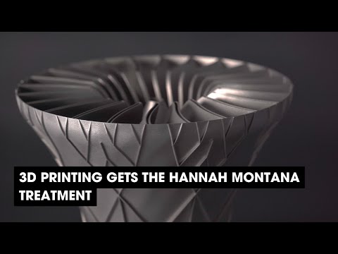 3D Printing Gets the Hannah Montana Treatment