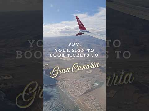 POV: Your Sign to Book Tickets to GRAN CANARIA! 🌊🌴 #grancanaria #travel #spain #canaryislands
