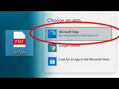 How to stop Microsoft Edge from opening PDF files