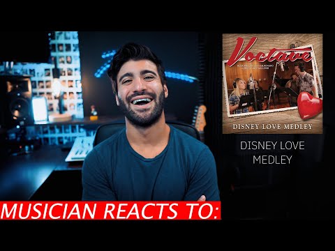 Musicians First Time Hearing Voctave - Disney Love Medley