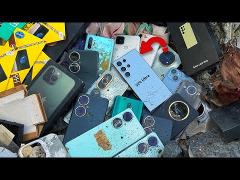 Wow!! Amazing!! Galaxy S24 Ultra & Many Other Phones at the Landfill