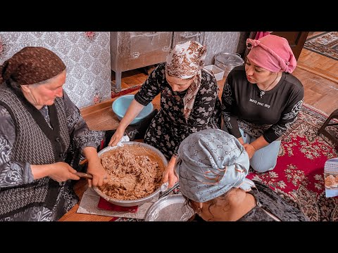 Дагестан! Сыр из молока БУЙВОЛА!  Виноградный МЁД! Готовим Чуду, Хинкал и Курзе! Сельская жизнь!