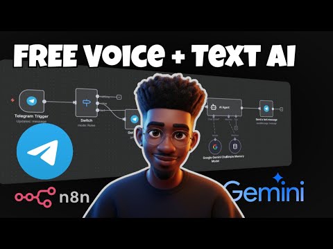 How to Build a FREE AI Voice & Text Assistant in Telegram Using n8n (No Coding Required!)