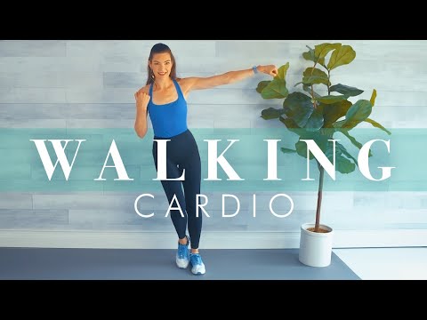 Low Impact Cardio Walking Workout // Kickboxing Inspired, Knee Friendly & Fun!