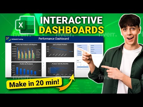 Excel Interactive Dashboard Creation Tutorial