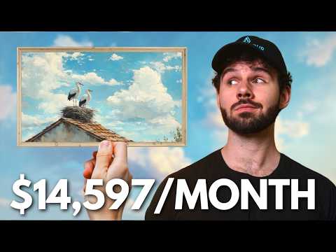 The EXACT System To Make Passive Income On Etsy With Frame TV Art