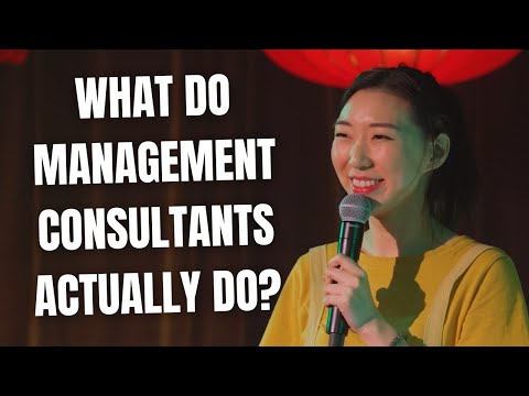 Consultant turned comedian delivers powerpoint about powerpoints | from special Chinese Australian