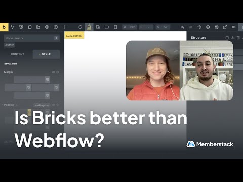 Webflow Expert's FIRST TIME Using Bricks Builder: Crash Course
